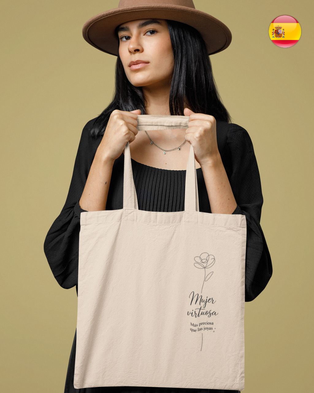 Tote Bag Premium "Eshet Jayil" (Prov. 31) 