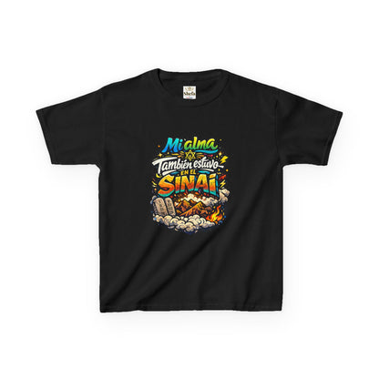 Kids Tee — "Mi Alma Estuvo En El Sinaí"