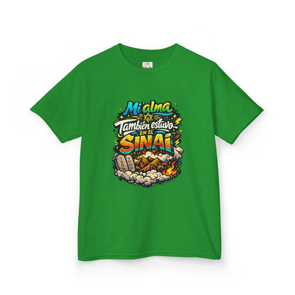 Kids Tee — "Mi Alma Estuvo En El Sinaí"