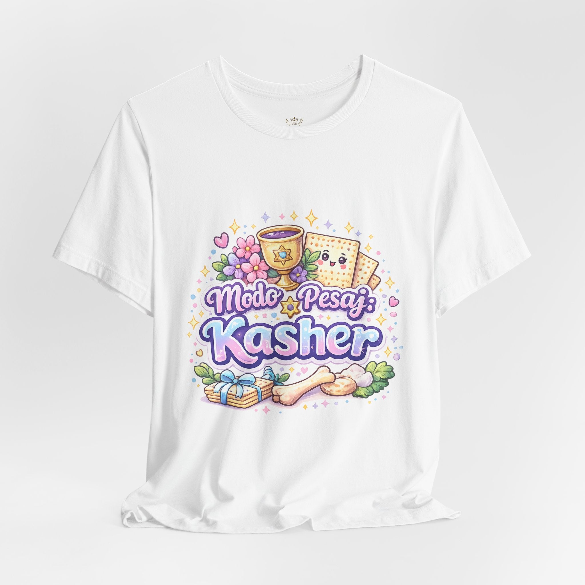 Modo Pesaj: Kasher | Camiseta Judía Kawaii | Diseño Divertido Sin Jametz