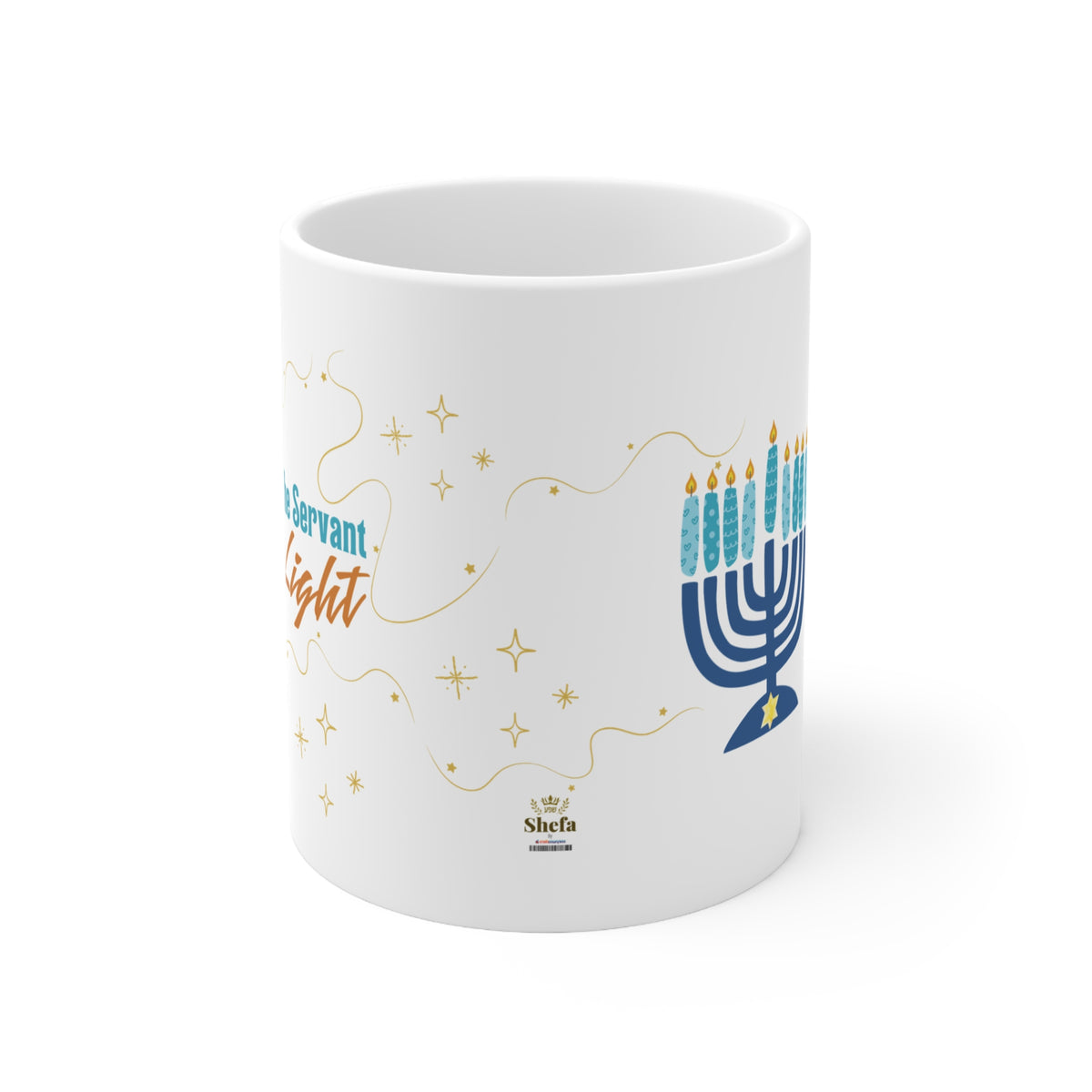 11oz / 15oz Hanukkah Mug | «The Servant Light»
