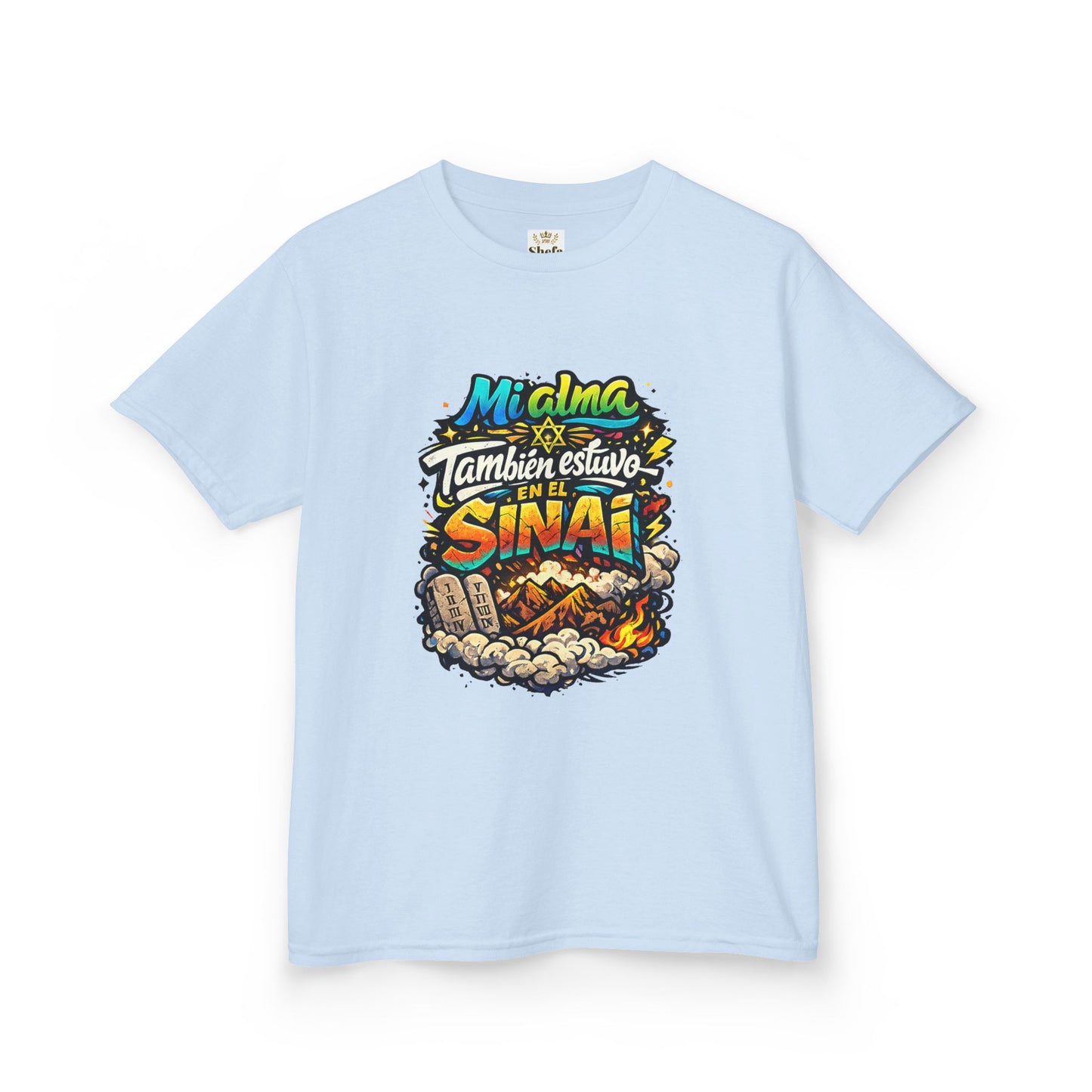 Kids Tee — "Mi Alma Estuvo En El Sinaí"