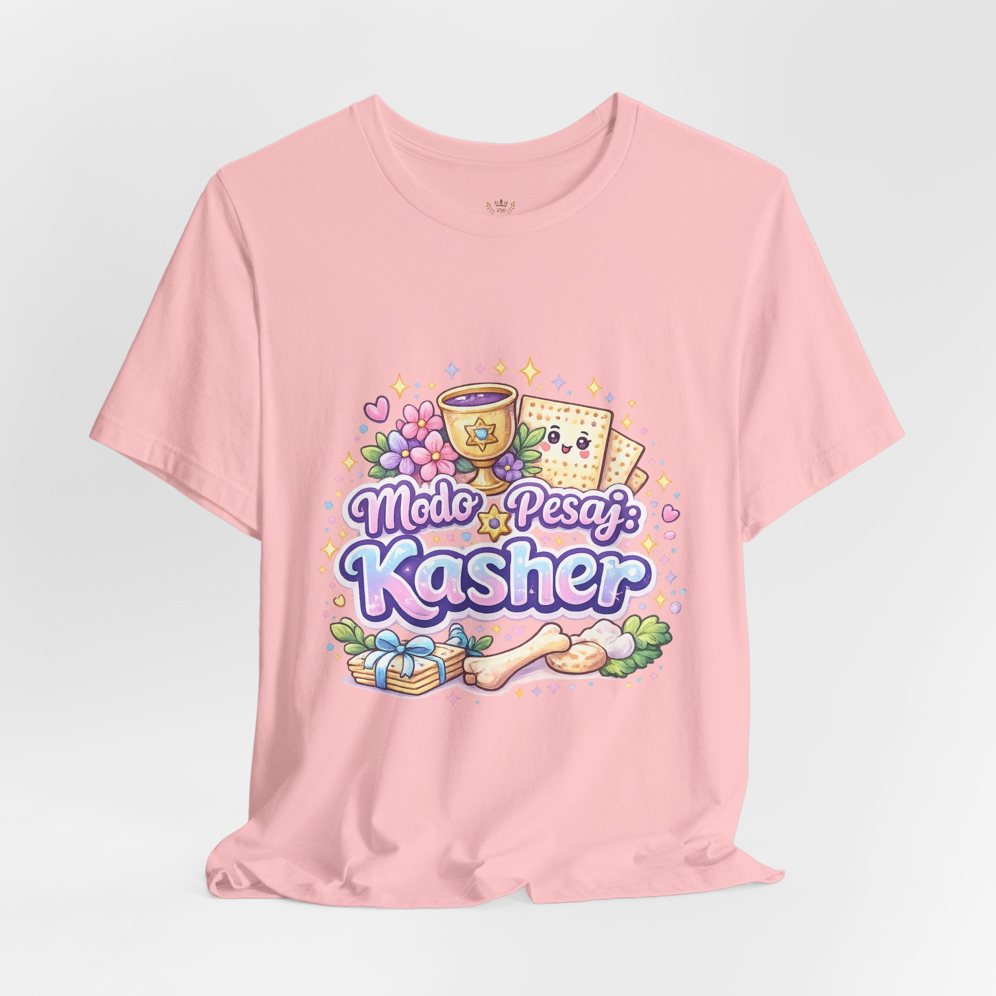 Modo Pesaj: Kasher | Camiseta Judía Kawaii | Diseño Divertido Sin Jametz