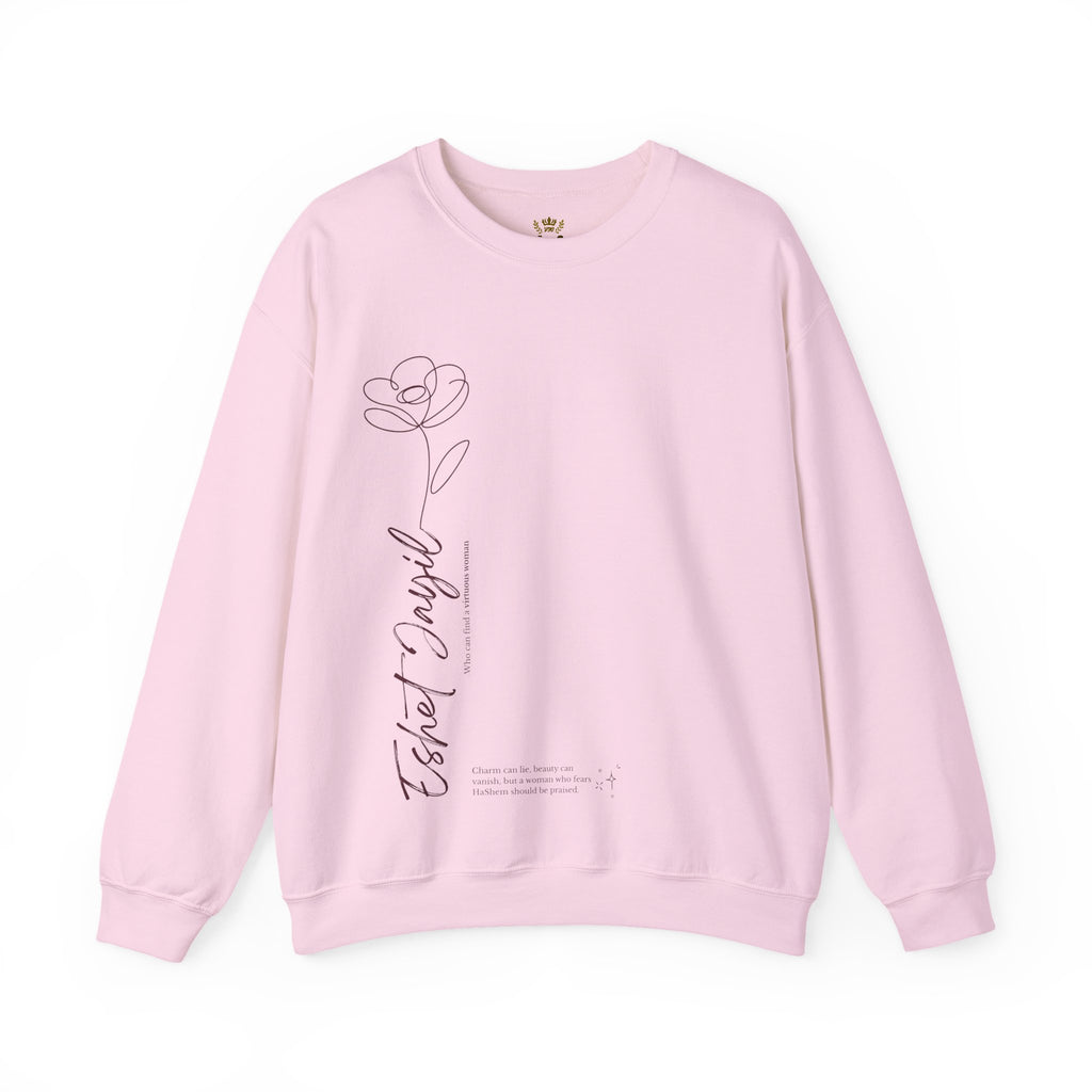 "Eshet Jayil" (Mujer virtuosa) Sweater Minimalista