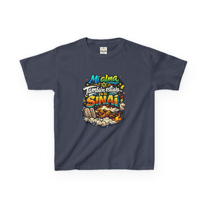 Kids Tee — "Mi Alma Estuvo En El Sinaí"