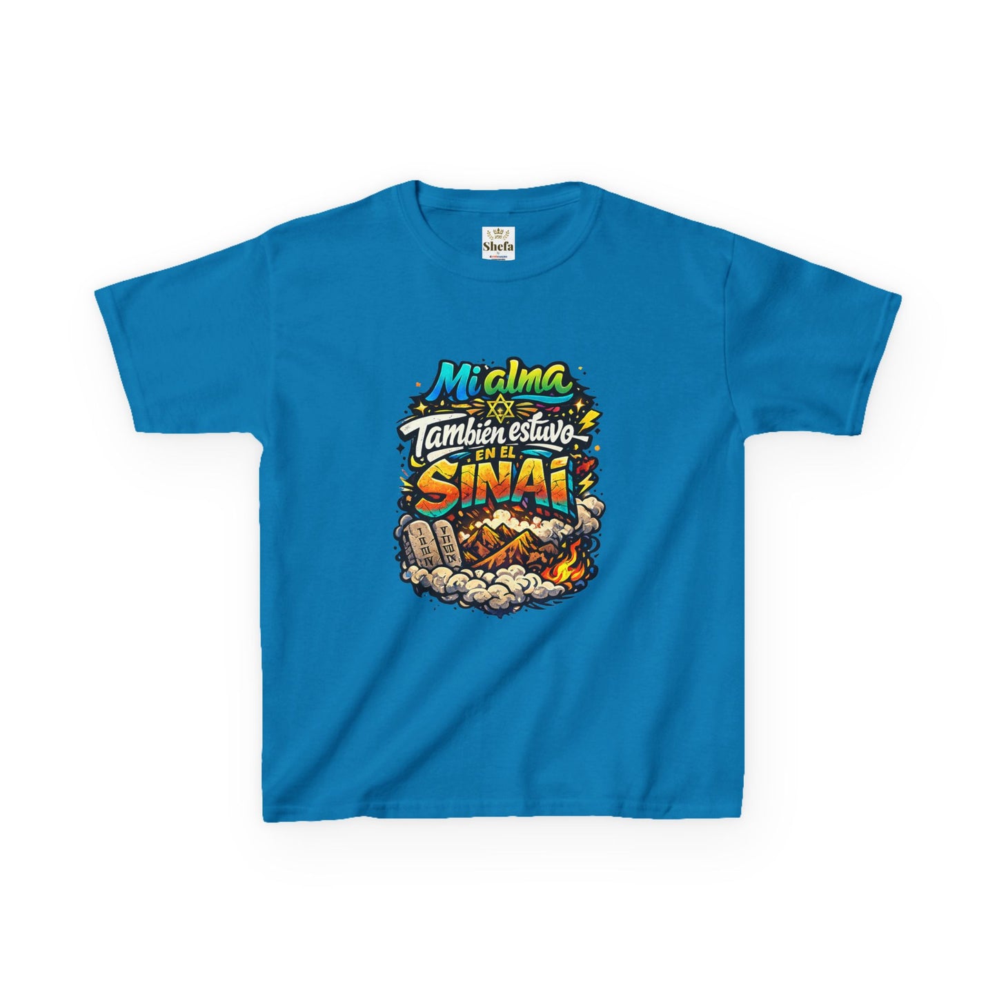 Kids Tee — "Mi Alma Estuvo En El Sinaí"