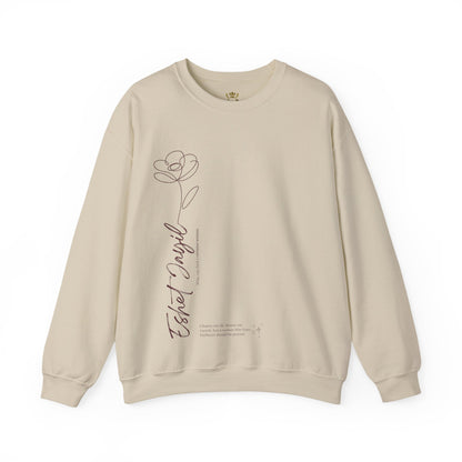 "Eshet Jayil" (Virtuous Woman) Minimalist Sweatshirt