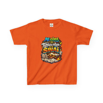 Kids Tee — "Mi Alma Estuvo En El Sinaí"