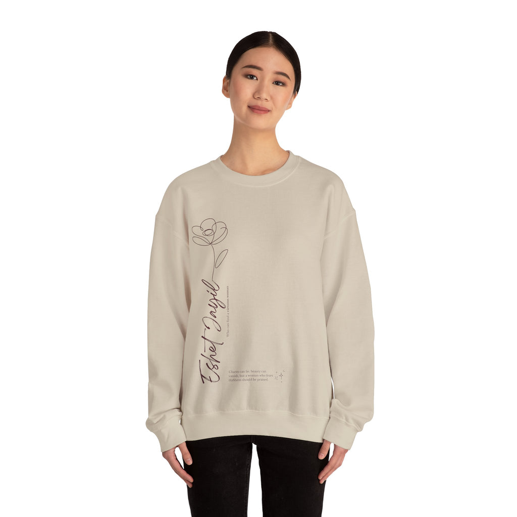 "Eshet Jayil" (Mujer virtuosa) Sweater Minimalista
