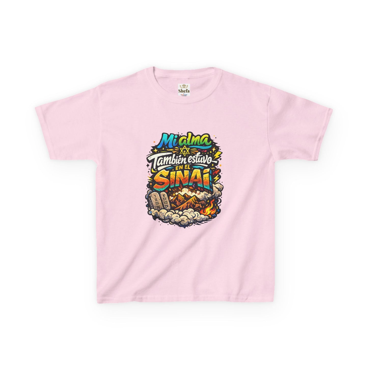 Kids Tee — "Mi Alma Estuvo En El Sinaí"