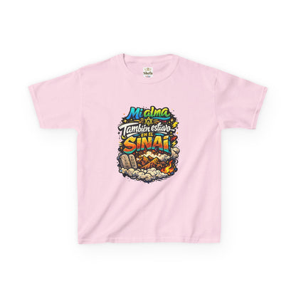 Kids Tee — "Mi Alma Estuvo En El Sinaí"