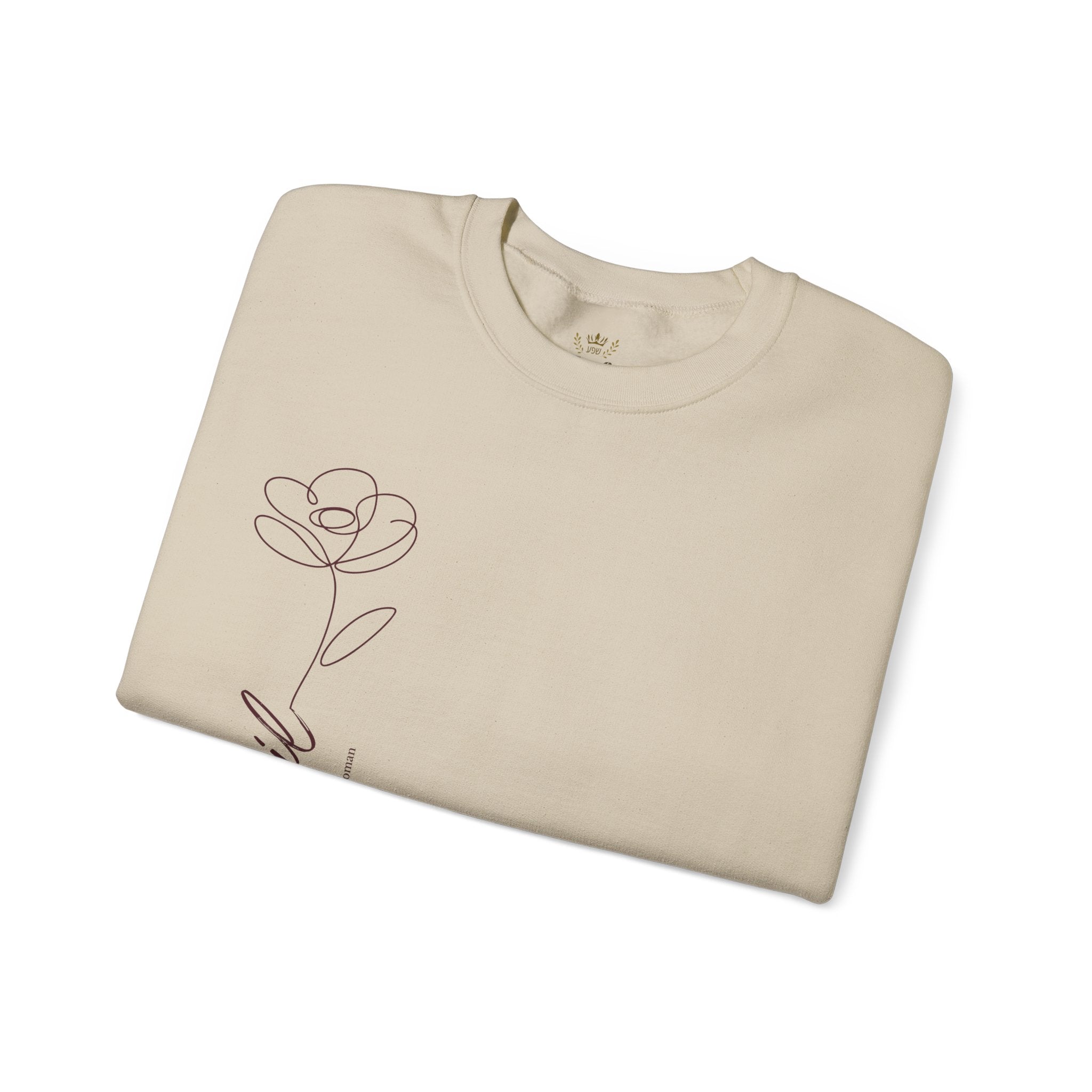 "Eshet Jayil" (Mujer virtuosa) Sweater Minimalista