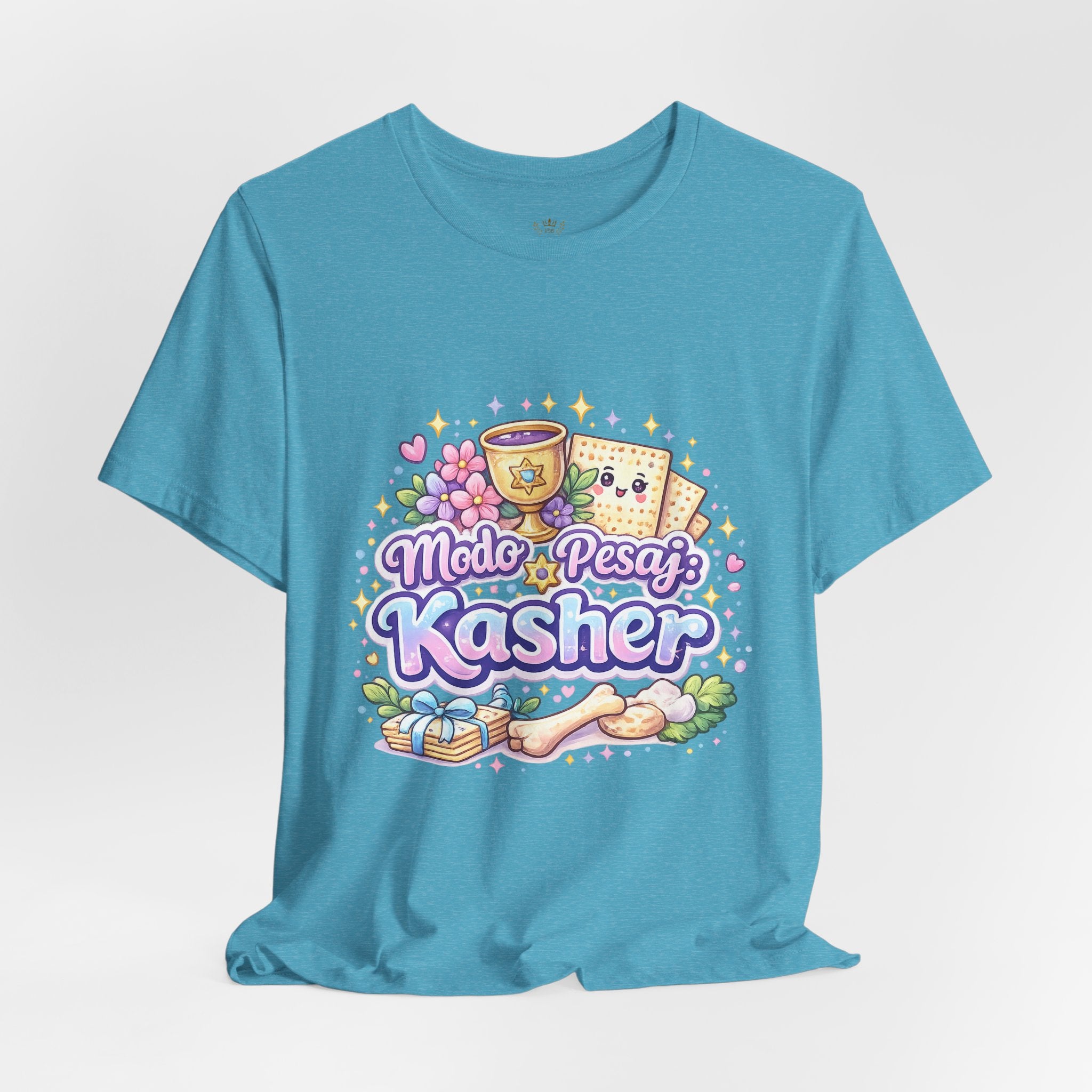 Modo Pesaj: Kasher | Camiseta Judía Kawaii | Diseño Divertido Sin Jametz