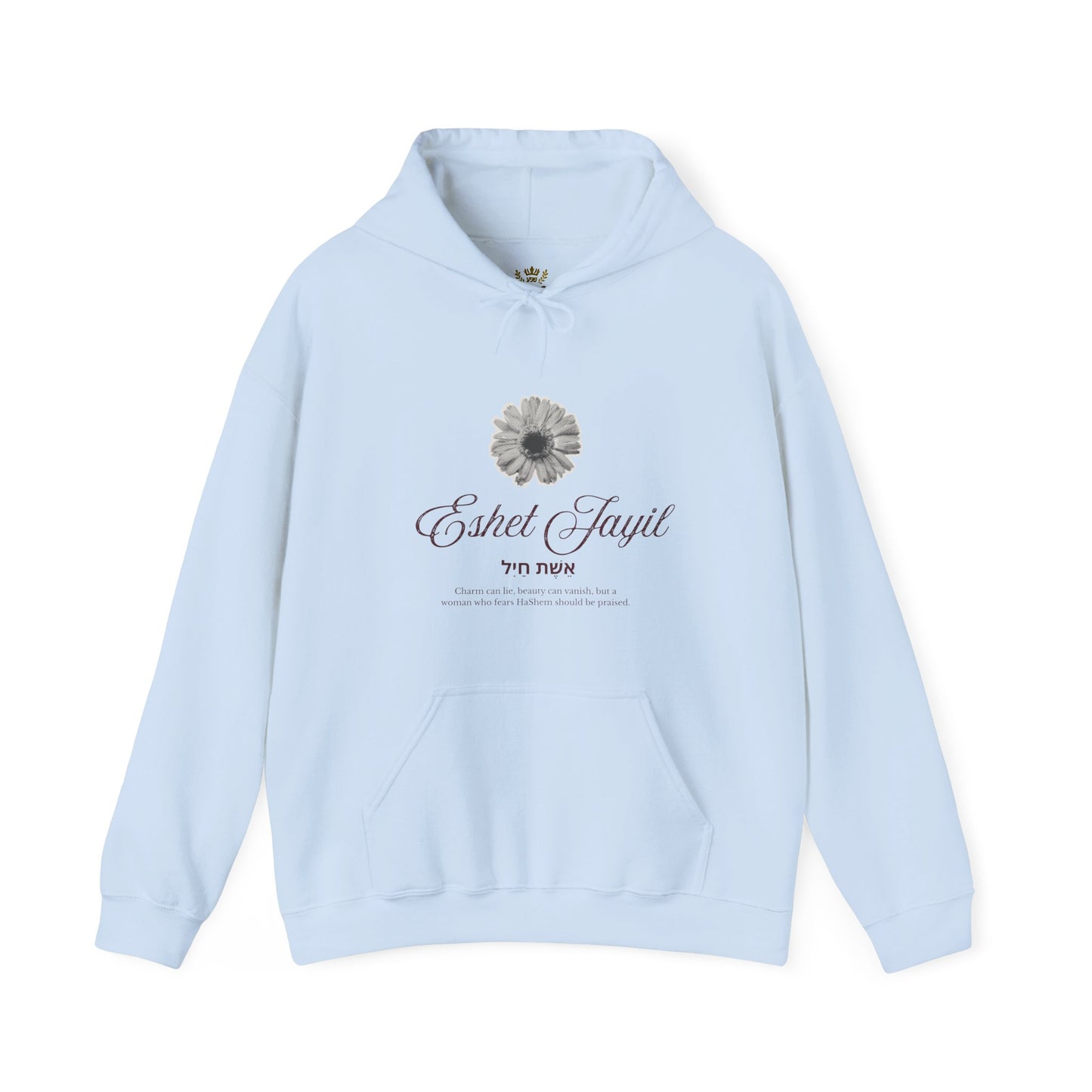 "Eshet Jayil" Vintage Floral Hoodie