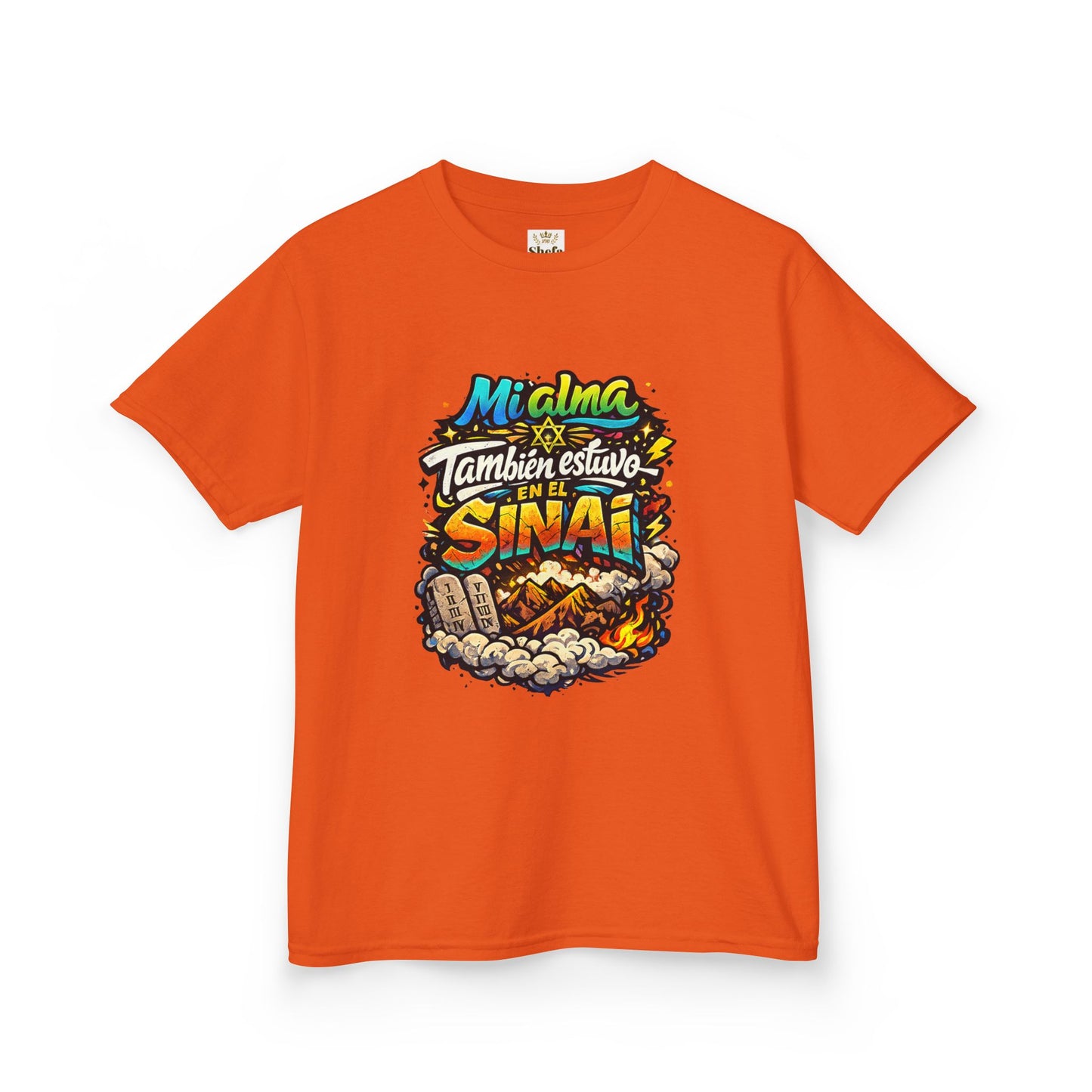 Kids Tee — "Mi Alma Estuvo En El Sinaí"
