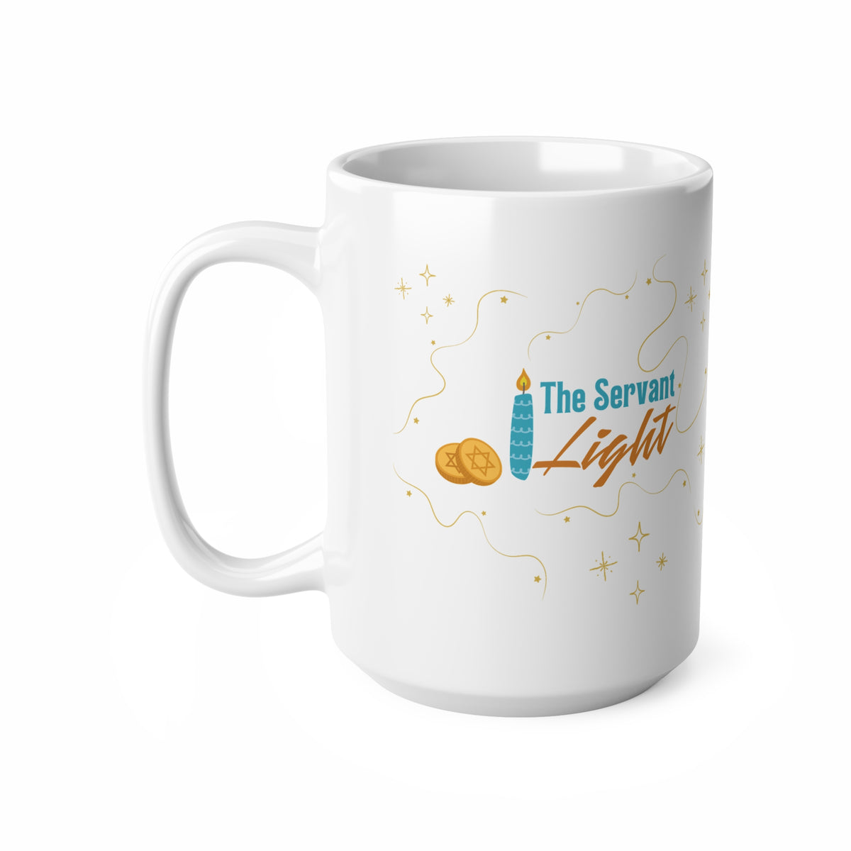 11oz / 15oz Hanukkah Mug | «The Servant Light»