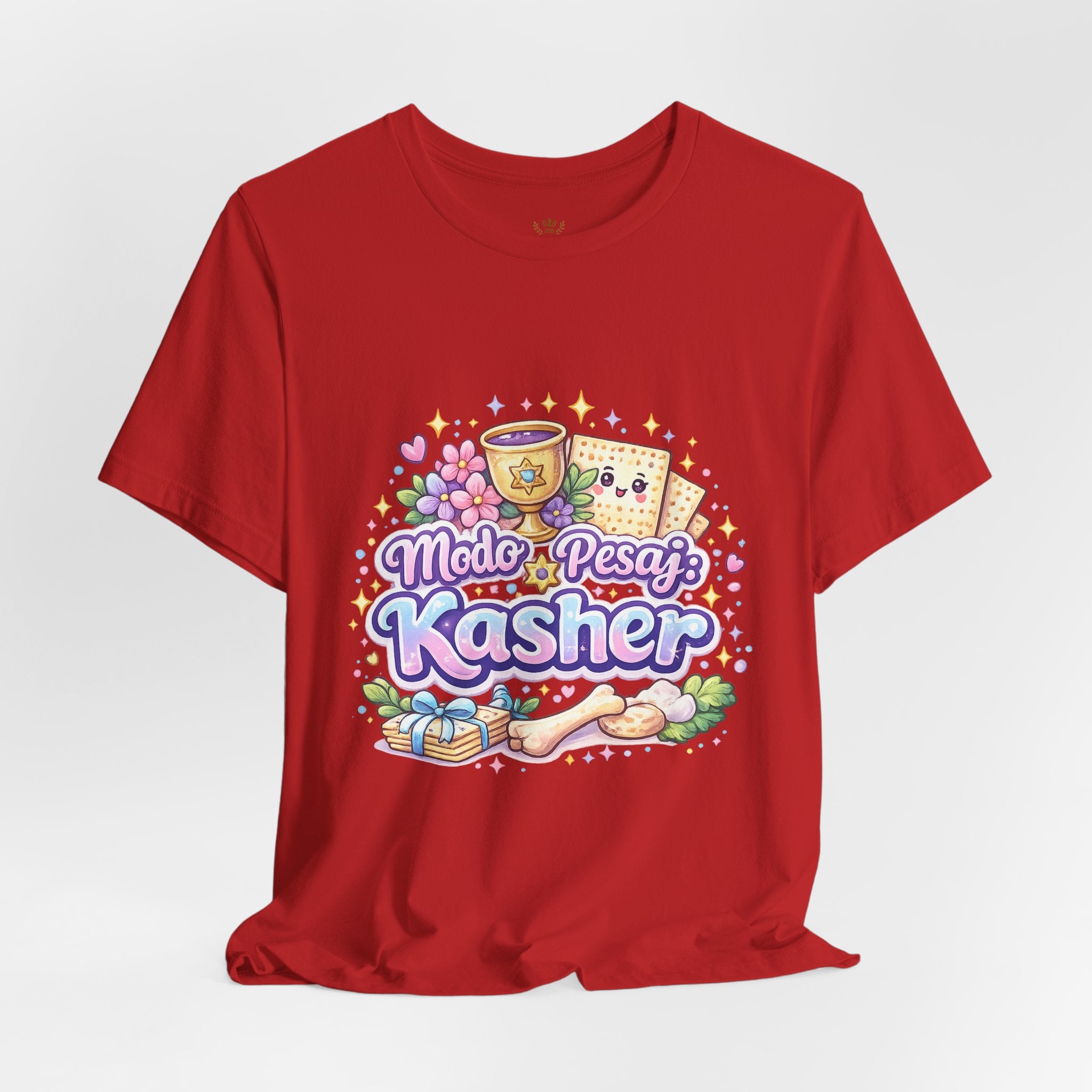 Modo Pesaj: Kasher | Camiseta Judía Kawaii | Diseño Divertido Sin Jametz