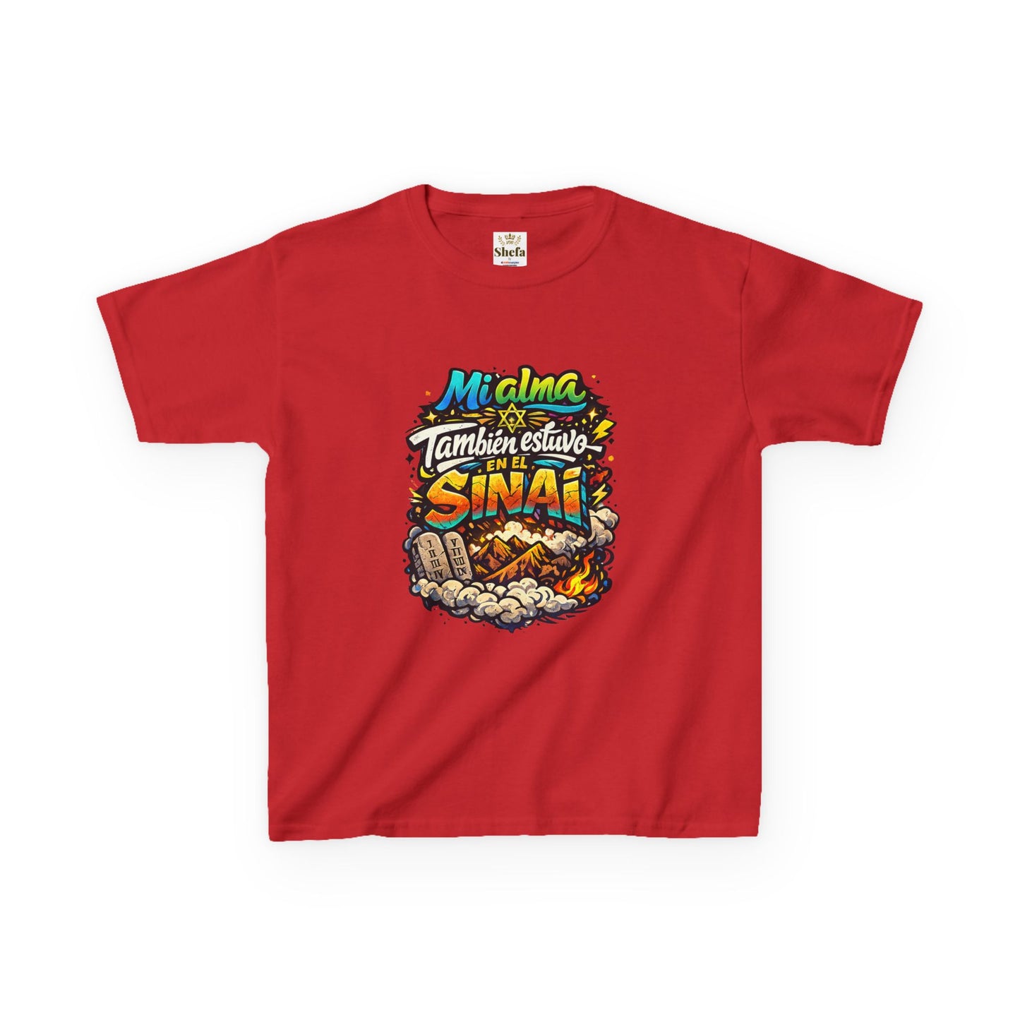Kids Tee — "Mi Alma Estuvo En El Sinaí"