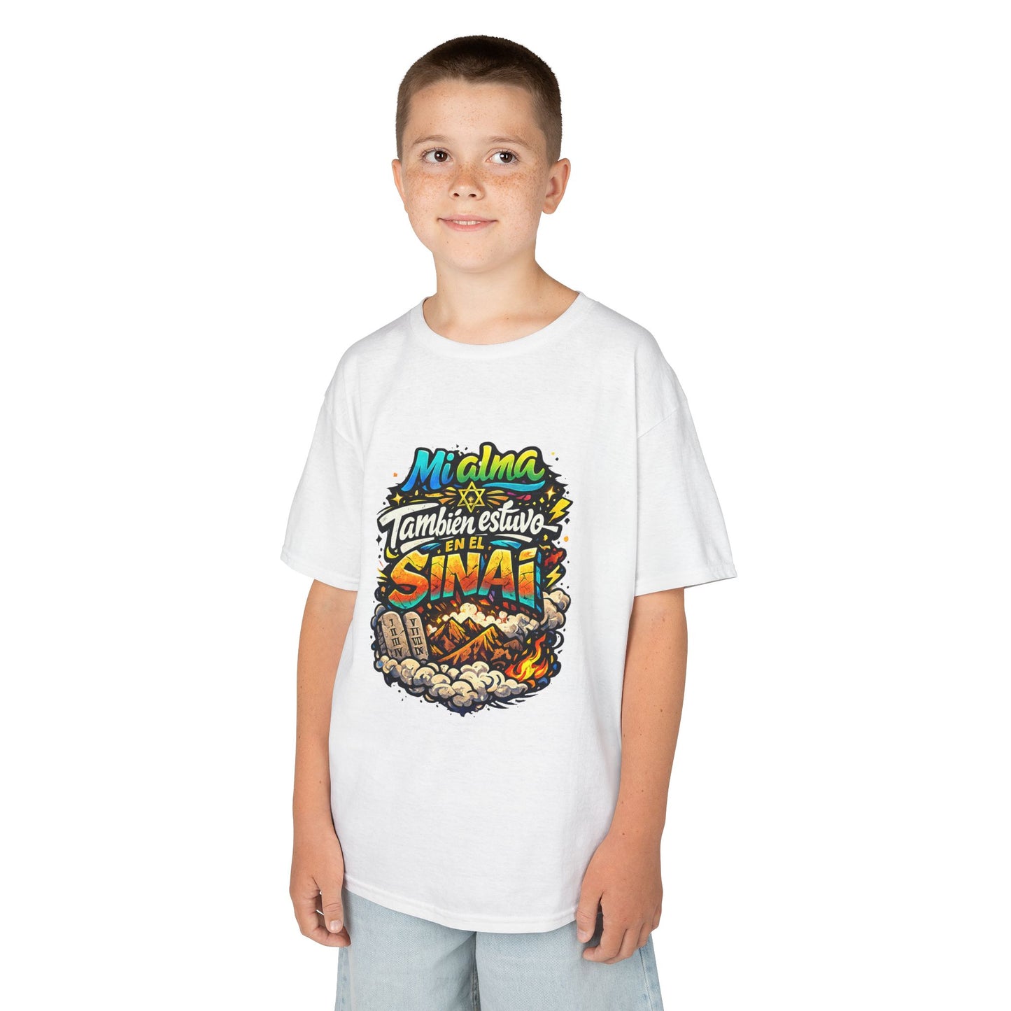 Kids Tee — "Mi Alma Estuvo En El Sinaí"