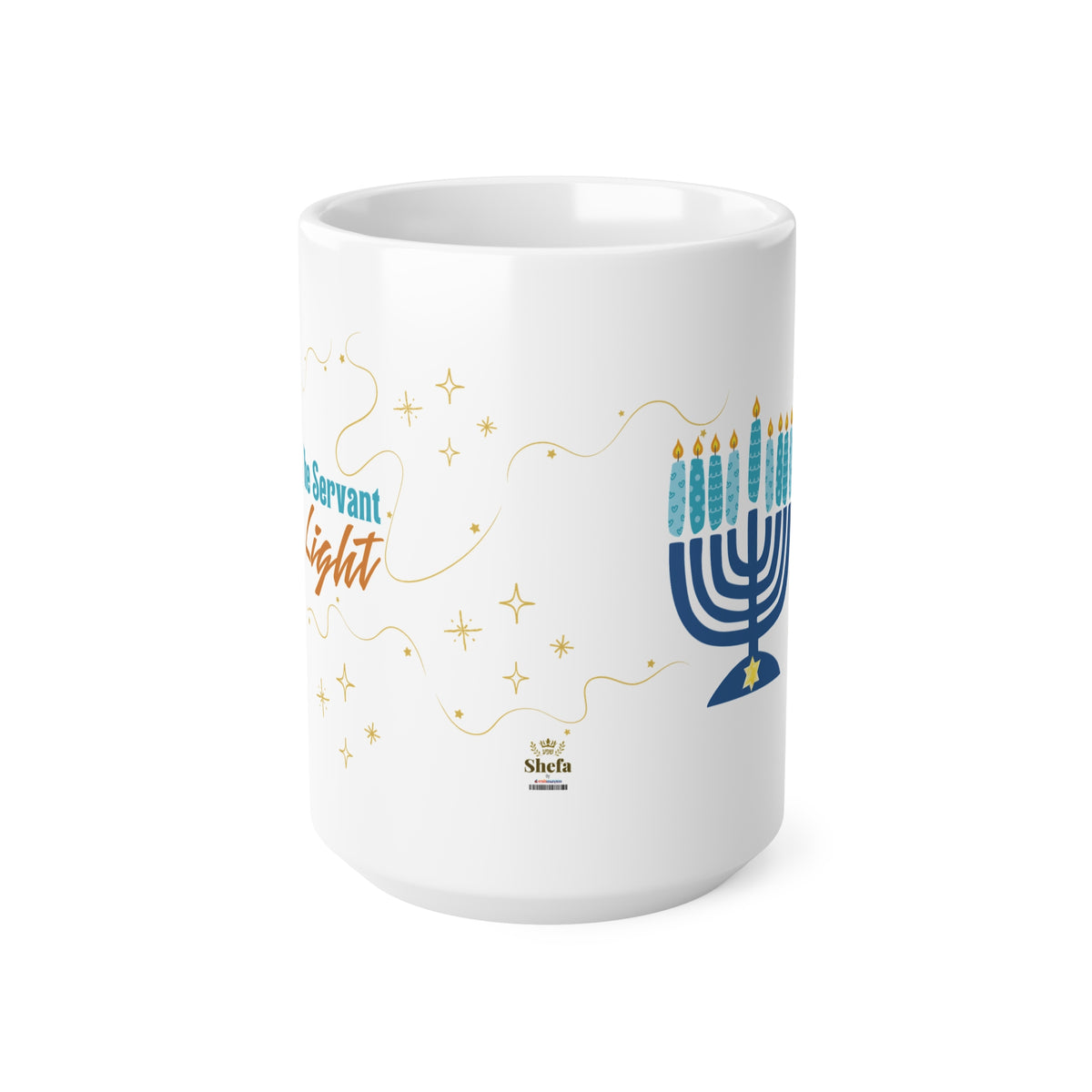 11oz / 15oz Hanukkah Mug | «The Servant Light»