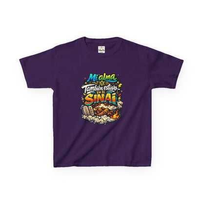 Kids Tee — "Mi Alma Estuvo En El Sinaí"