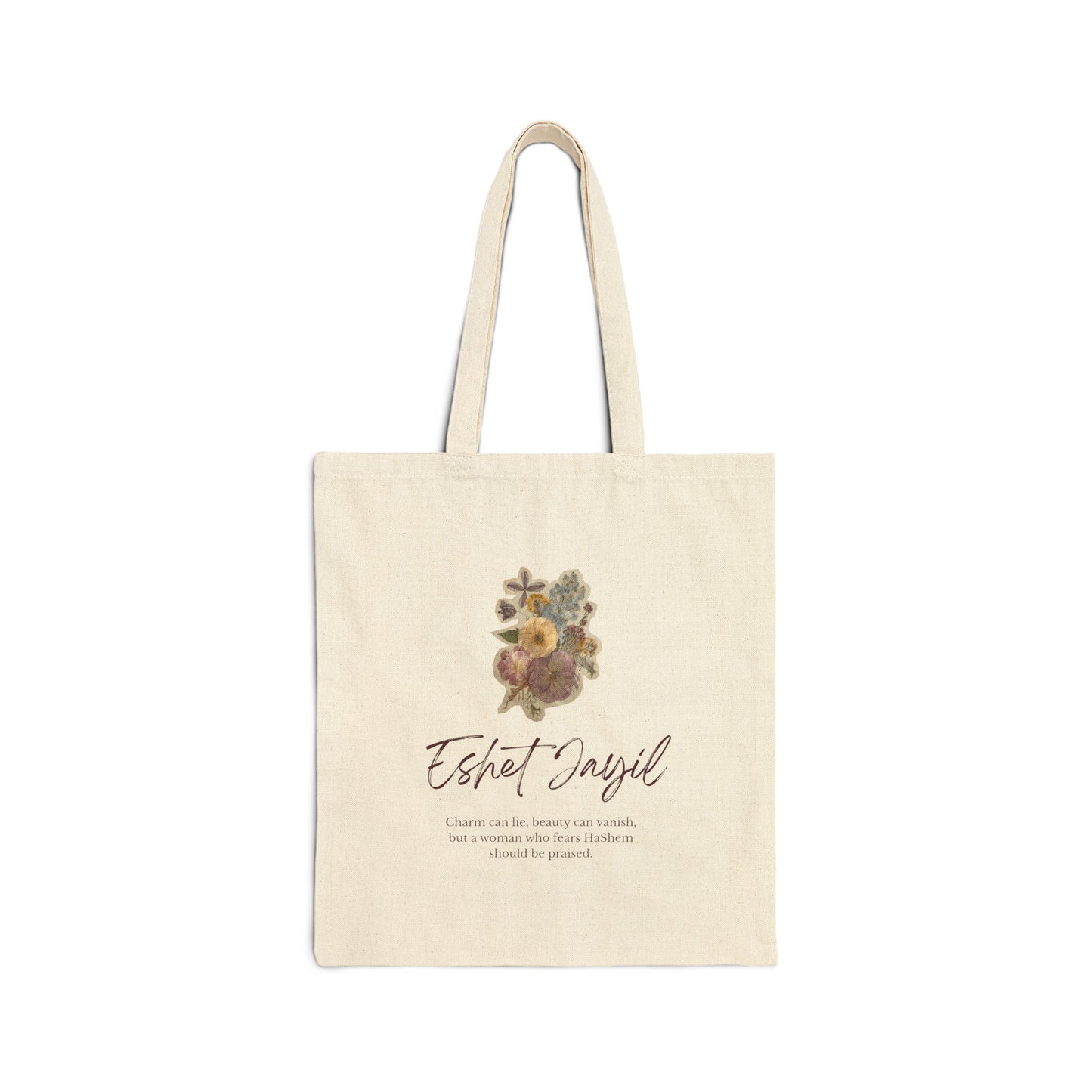 "Eshet Jayil" Vintage Bouquet Tote