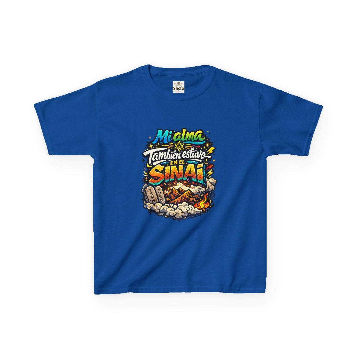 Kids Tee — "Mi Alma Estuvo En El Sinaí"
