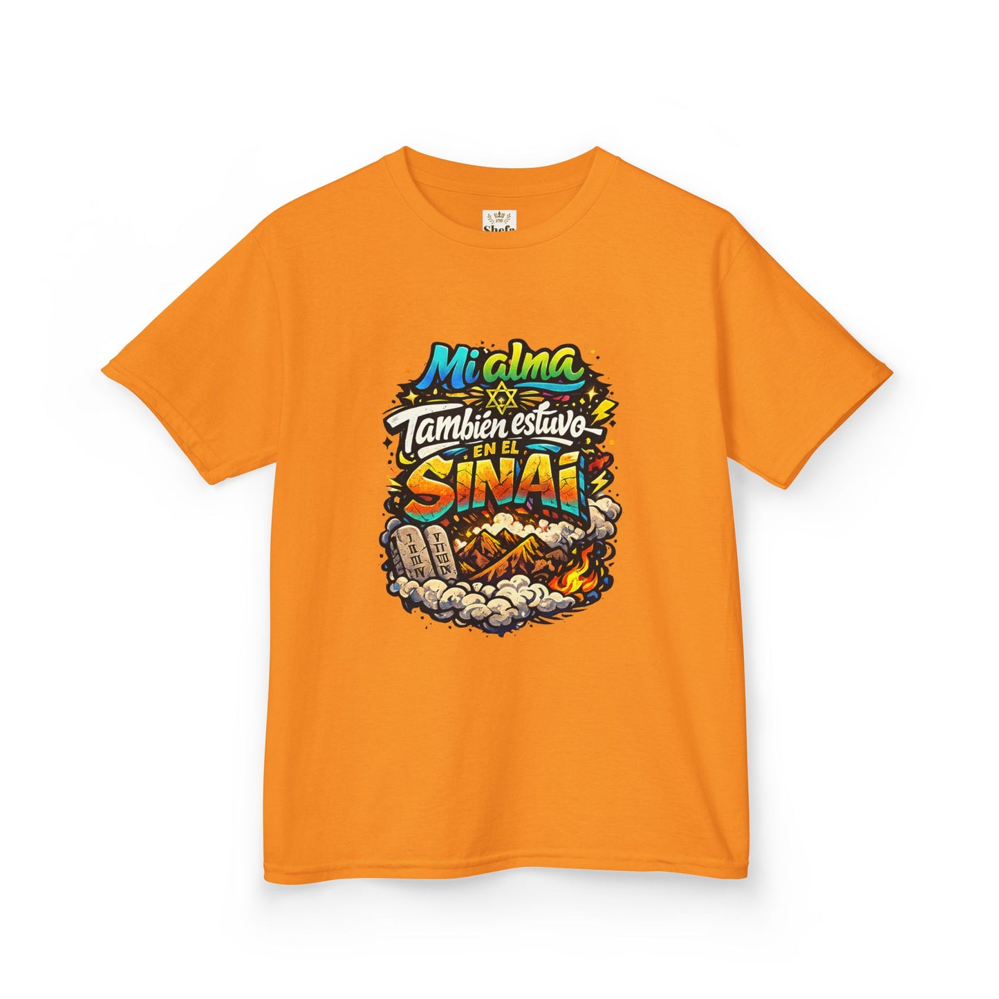 Kids Tee — "Mi Alma Estuvo En El Sinaí"