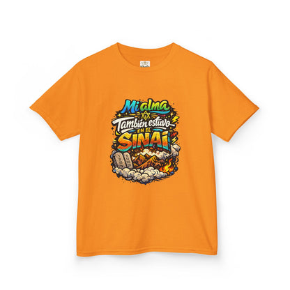 Kids Tee — "Mi Alma Estuvo En El Sinaí"