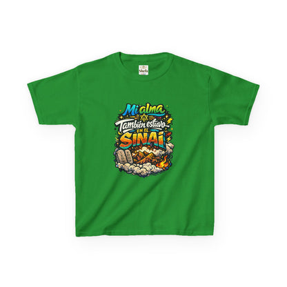 Kids Tee — "Mi Alma Estuvo En El Sinaí"