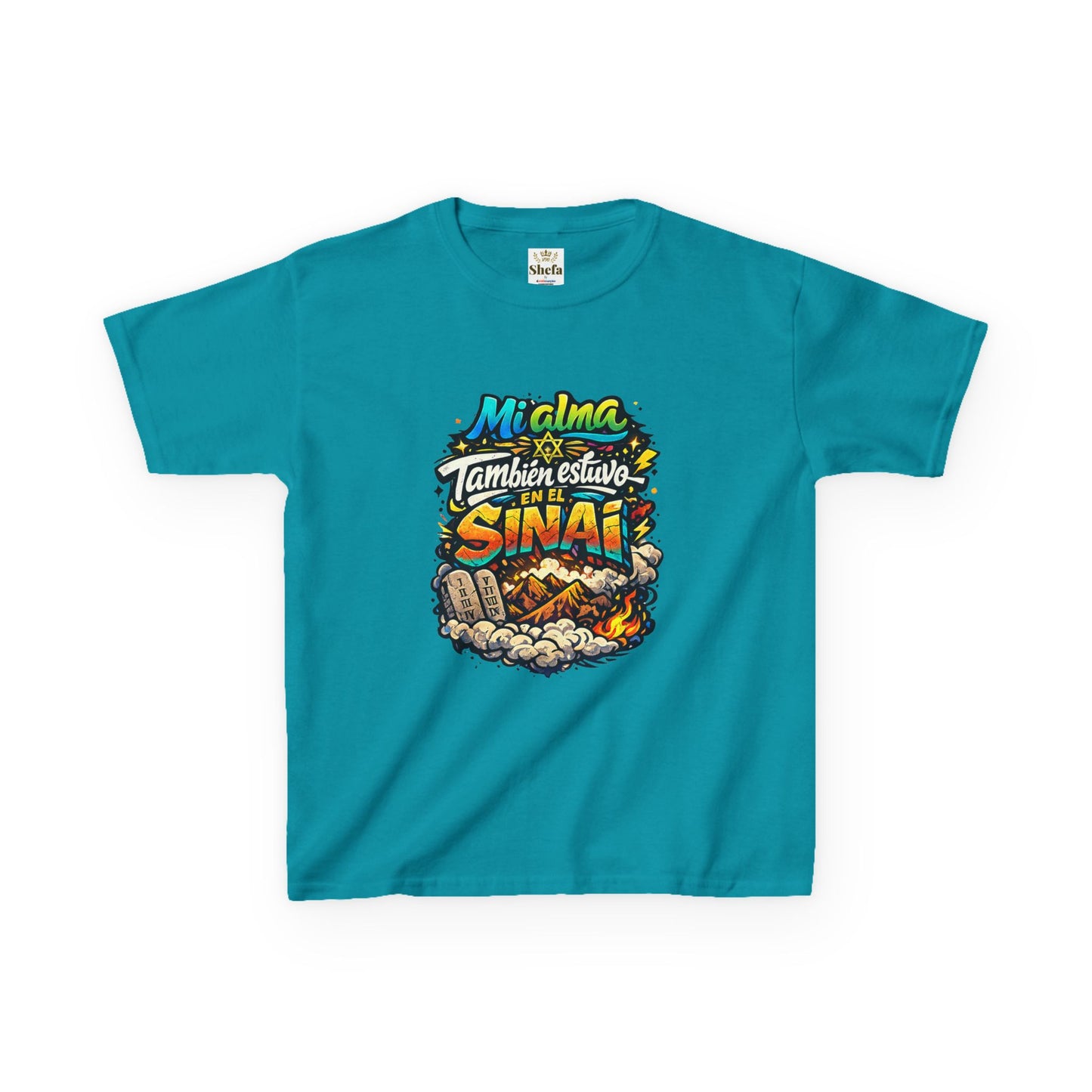 Kids Tee — "Mi Alma Estuvo En El Sinaí"