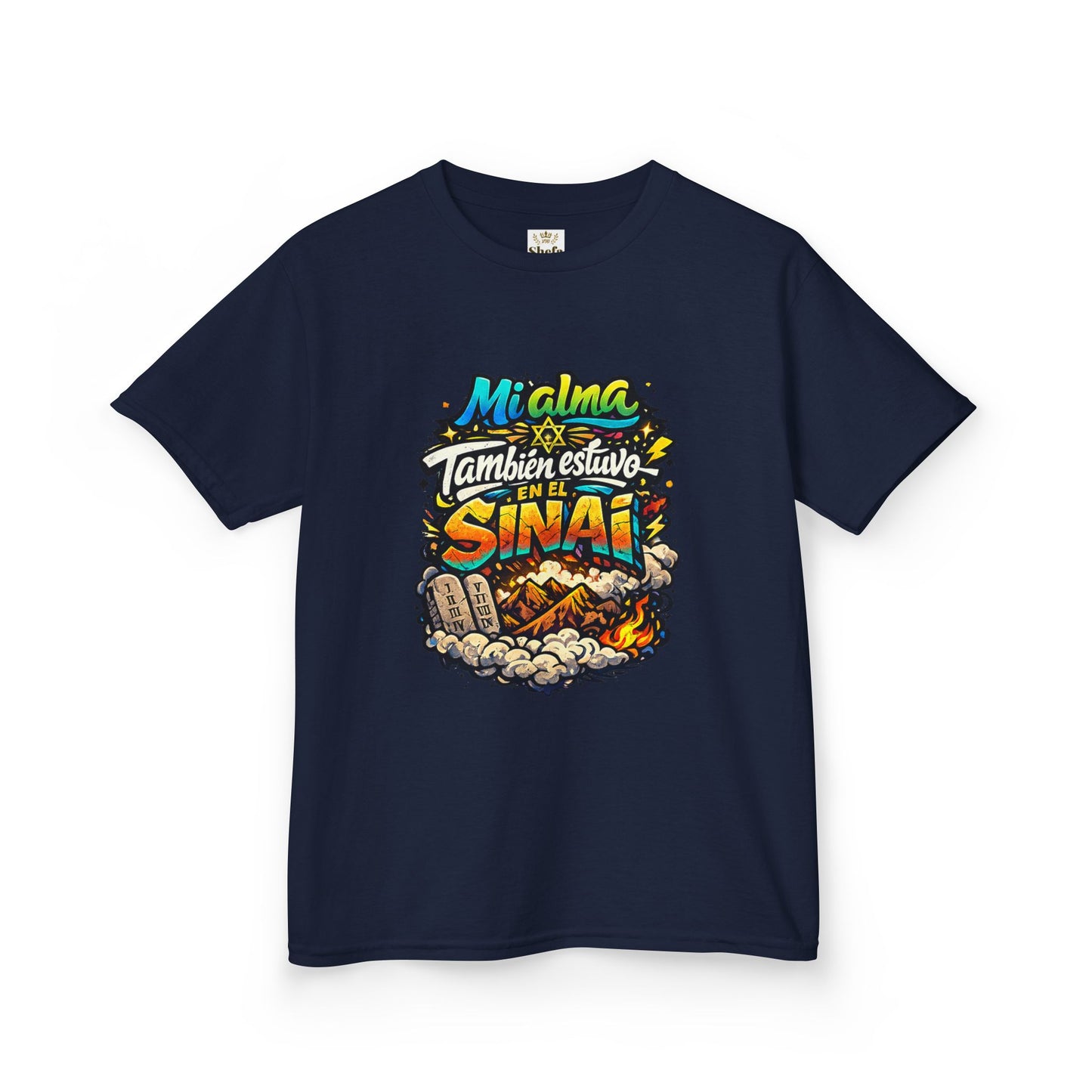 Kids Tee — "Mi Alma Estuvo En El Sinaí"