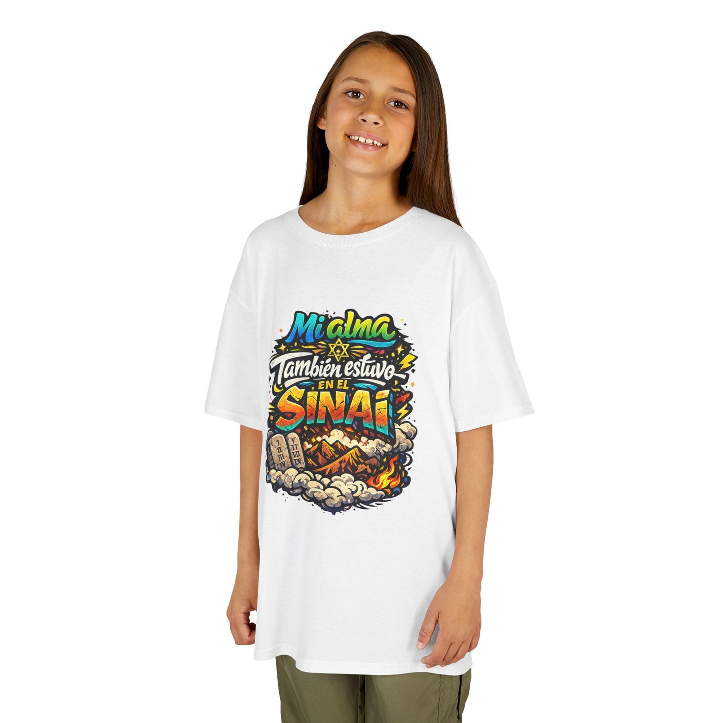 Kids Tee — "Mi Alma Estuvo En El Sinaí"