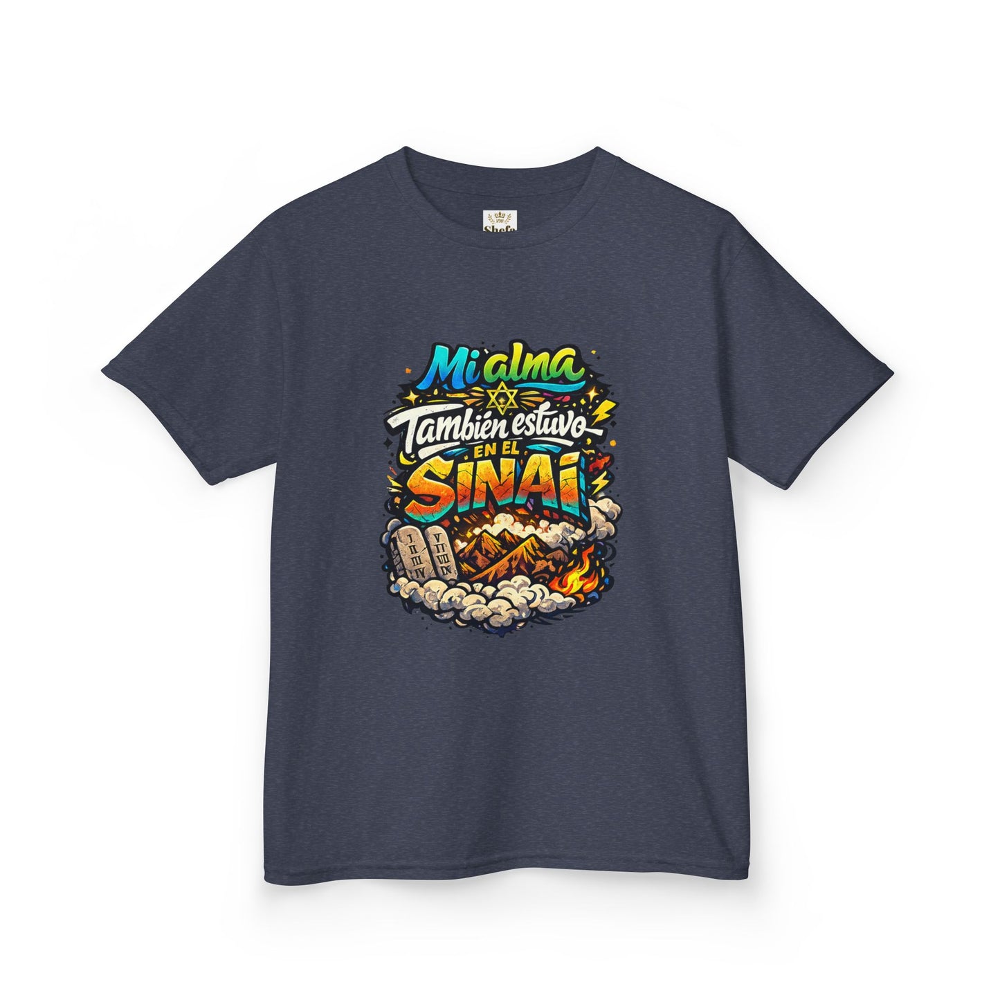 Kids Tee — "Mi Alma Estuvo En El Sinaí"