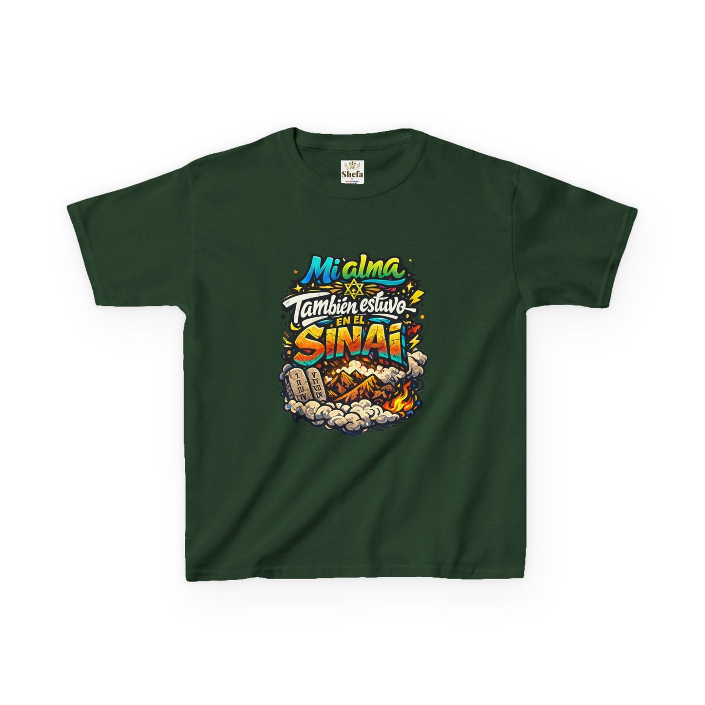 Kids Tee — "Mi Alma Estuvo En El Sinaí"