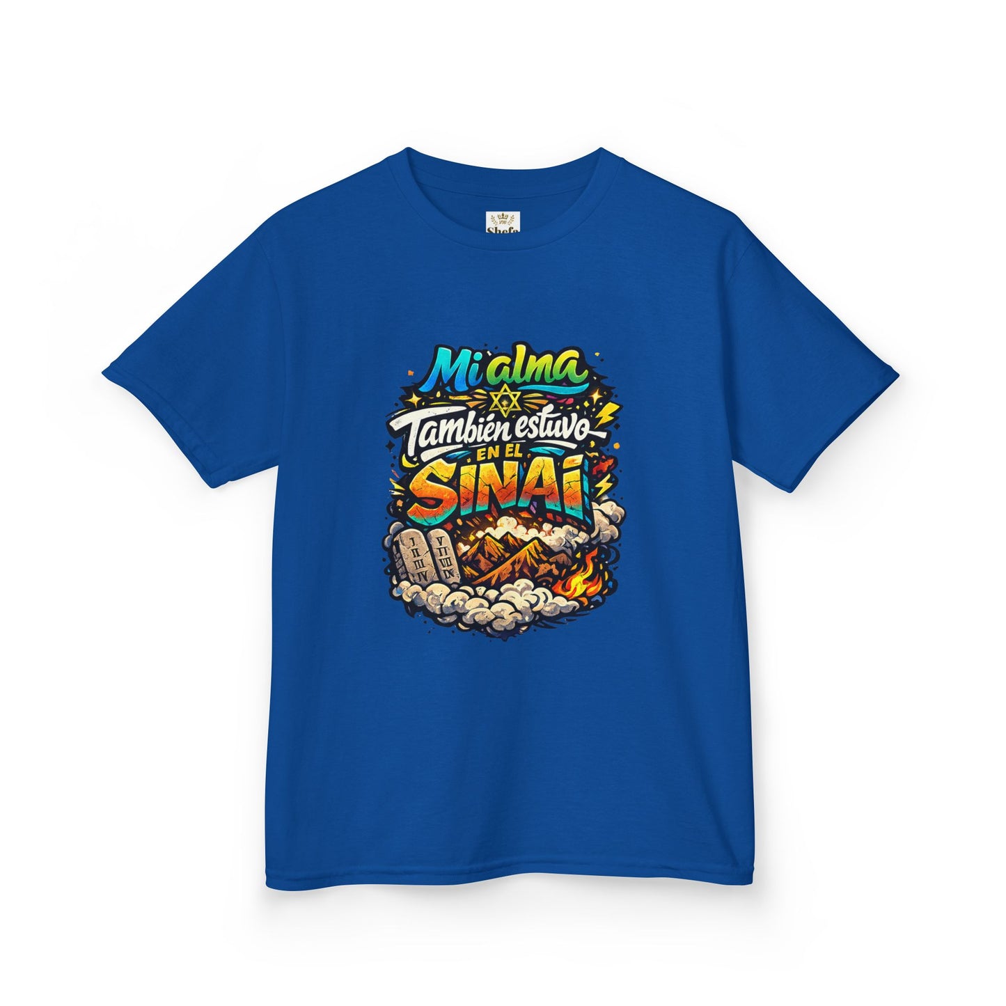 Kids Tee — "Mi Alma Estuvo En El Sinaí"
