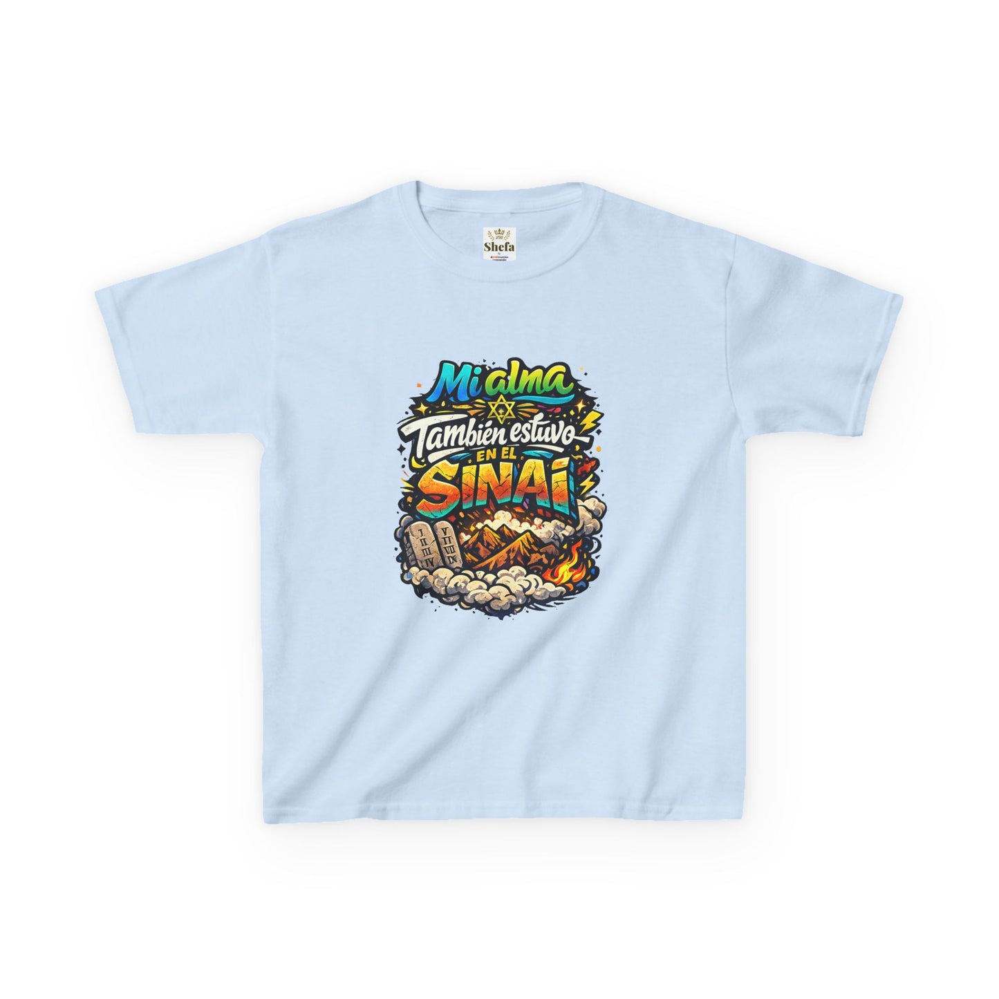 Kids Tee — "Mi Alma Estuvo En El Sinaí"